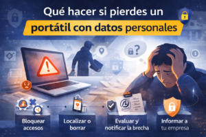 Qué hacer si pierdes un portátil con datos personales