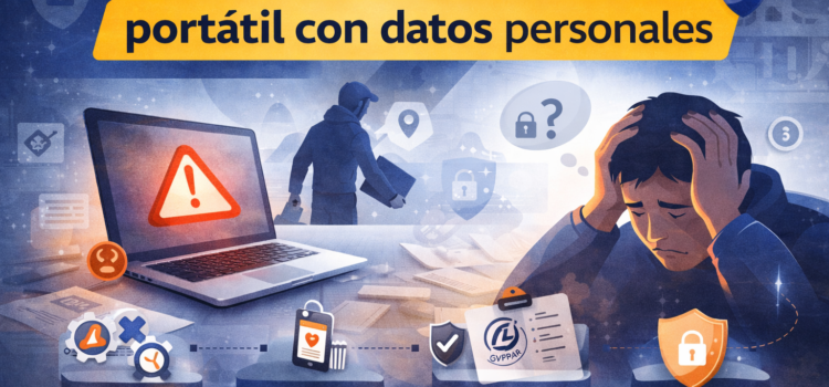 Qué hacer si pierdes un portátil con datos personales