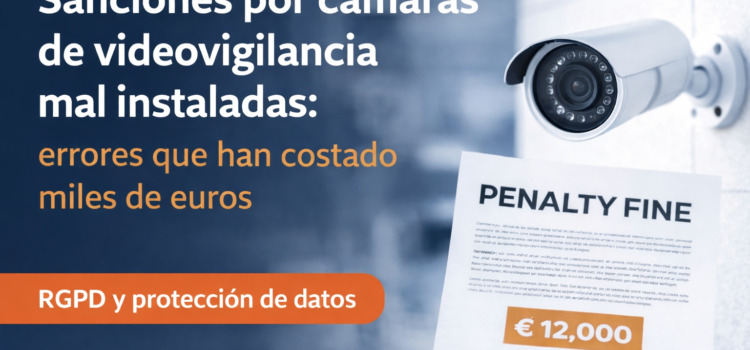 Sanciones por cámaras de videovigilancia mal instaladas
