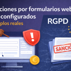 Sanciones por formularios web mal configurados: ejemplos reales