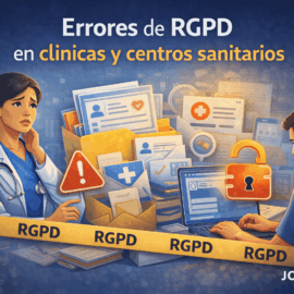 Errores de RGPD en clínicas y centros sanitarios: sanciones reales