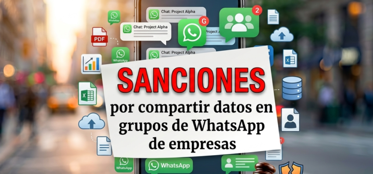 sanciones-por-compartir-datos-en-grupos-de-WhatsApp-de-empresas